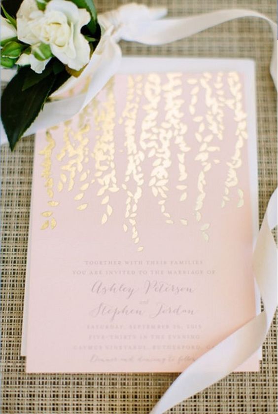Blush Wedding Printable