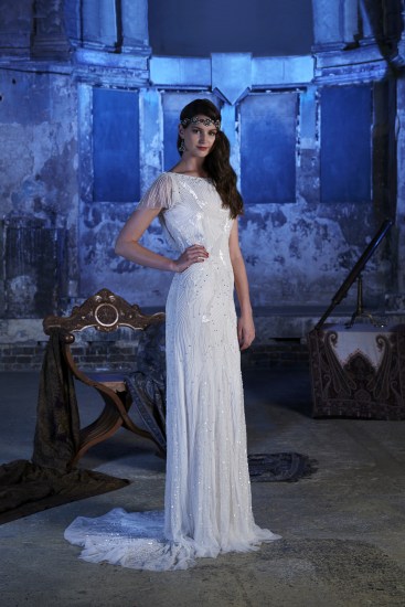 The 2017 Stardust collection by Eliza Jane Howell - 1920's inspired wedding dresses and bridal fashion.