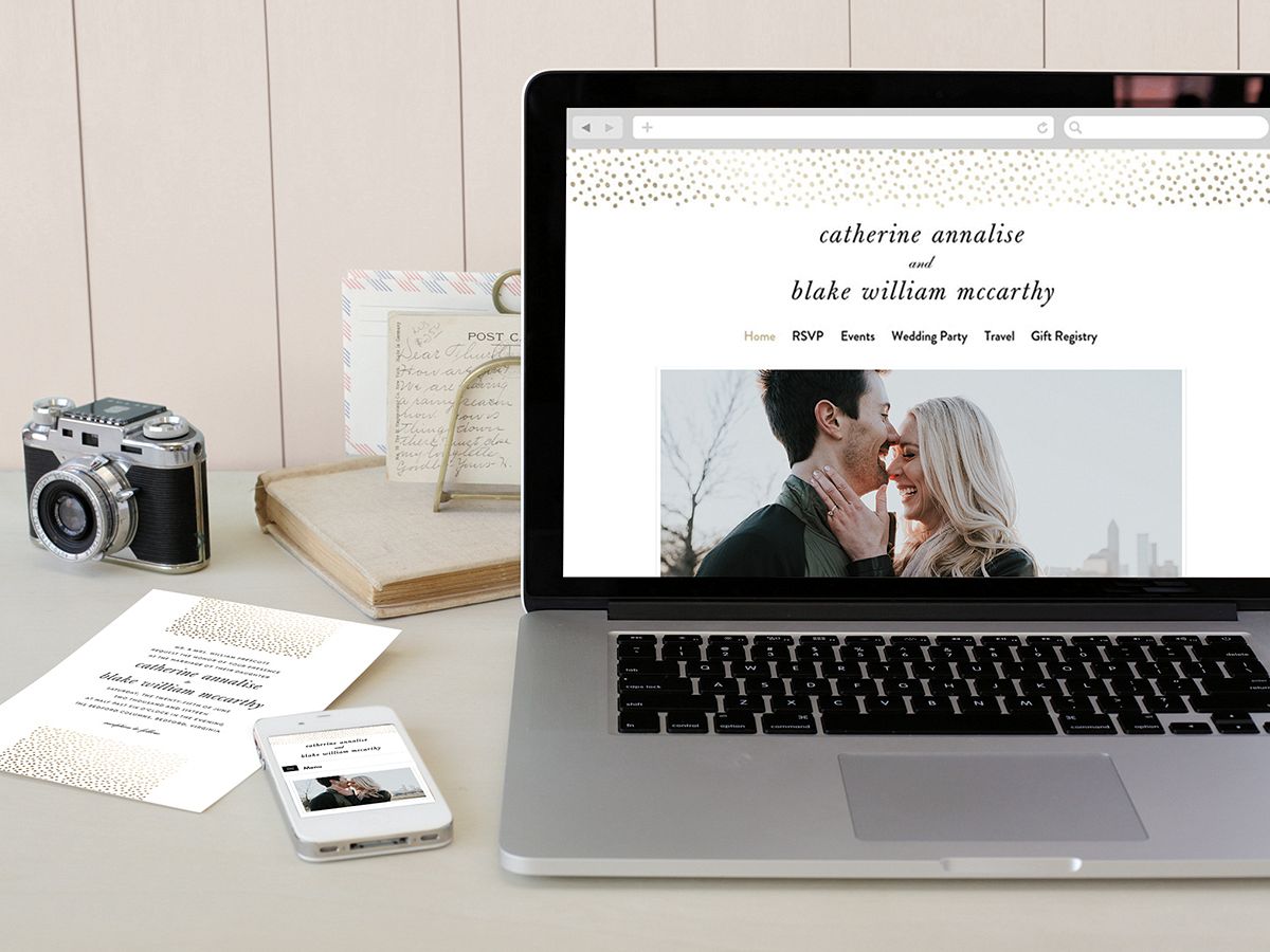 Minted - Wedding Sparrow - wedding website