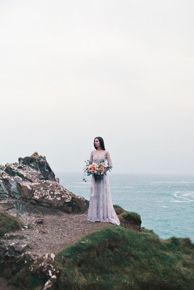 Coastal bridals with romantic wedding gowns