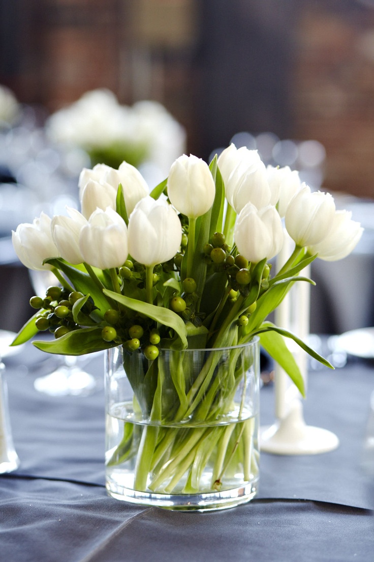 Wedding Flowers & Bouquets | White tulip bouquet, White 