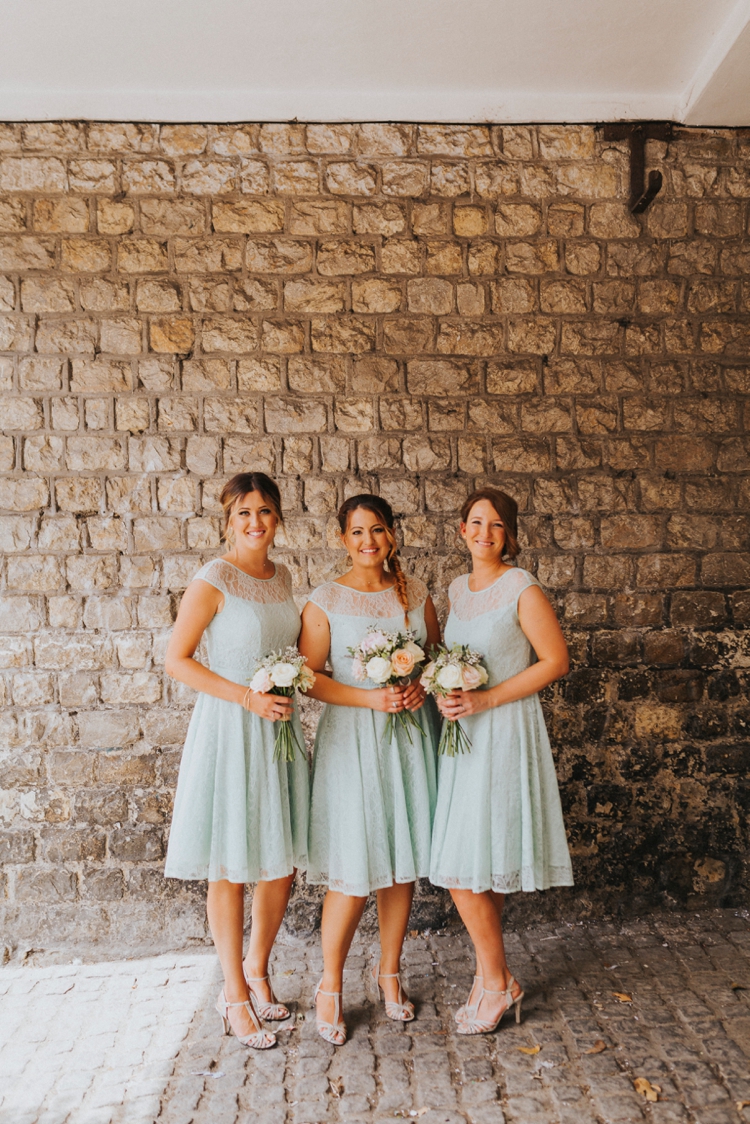 Short Mint Green Bridesmaid Dresses Creative Festival Wedding 