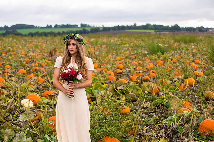 Pumpkin Field Autumn Wedding Ideas http://www.charlottewhiteweddings.co.uk/