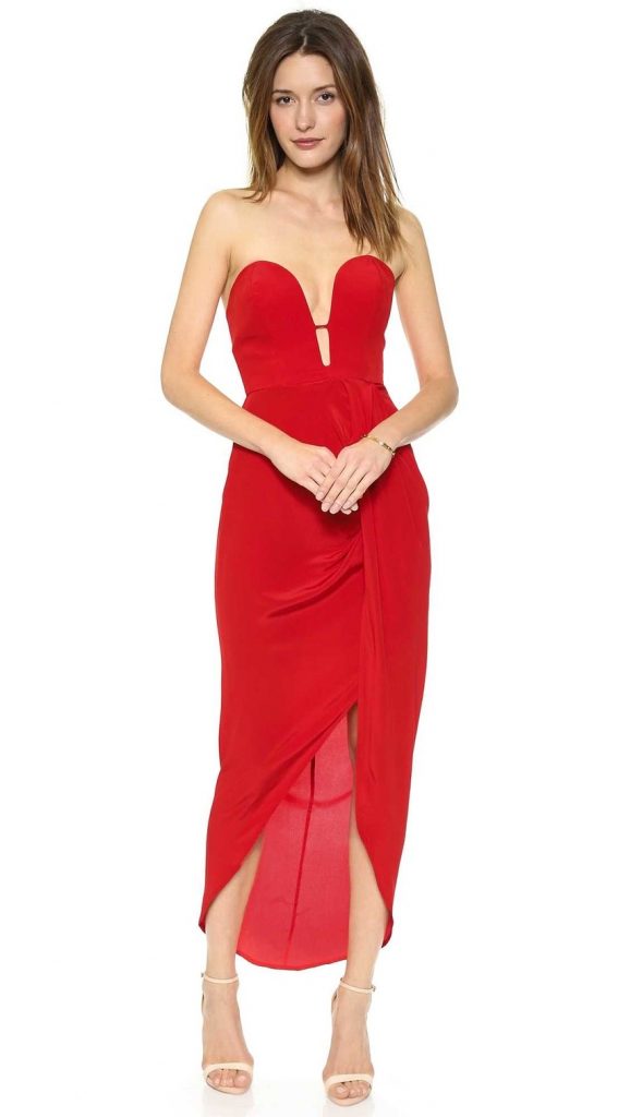 7 Red Bridesmaid Dresses That Are Just Perfect for a Valentine's Day Wedding