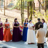 fall wedding at Frontier Cultural Museum in Staunton Virgina