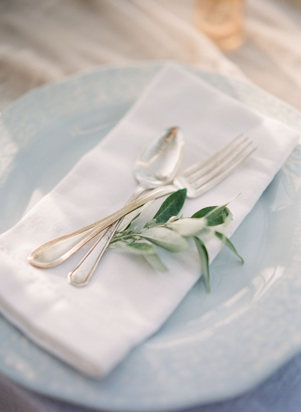 Ethereal Greece Bridal Inspiration with a Blue Dress