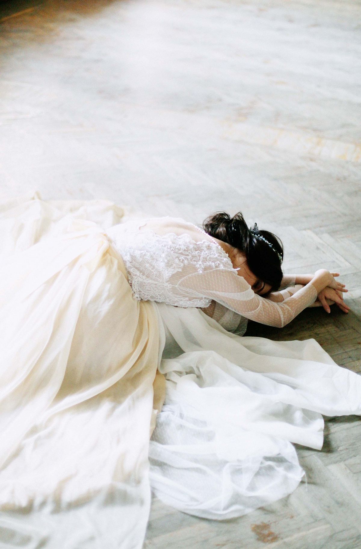 Graceful Movement Captured on Film - Ballerina Bride