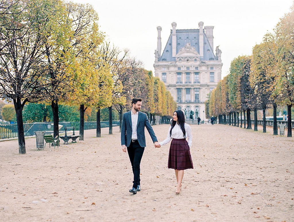 Autumnal Engagement Session in Paris