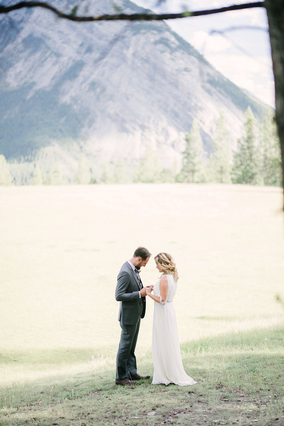 Maria and Sean's Intimate Banff Mountain Elopement