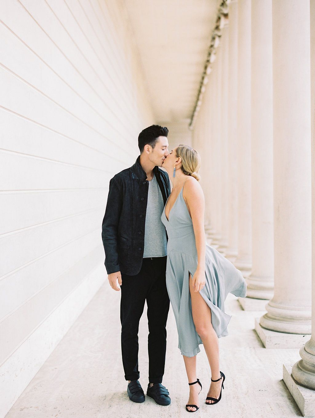 Lauren and Colin's Modern Engagement Session