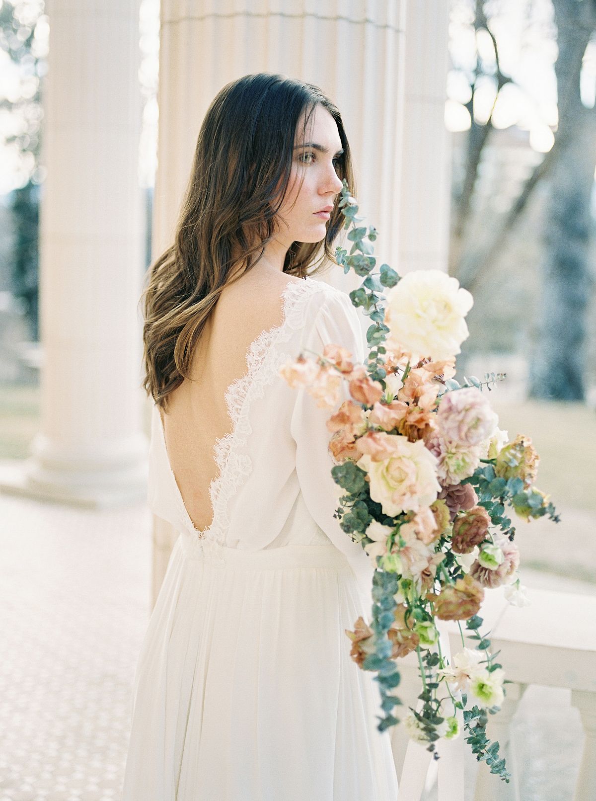 Blush and Caramel Florals for a Spring Wedding