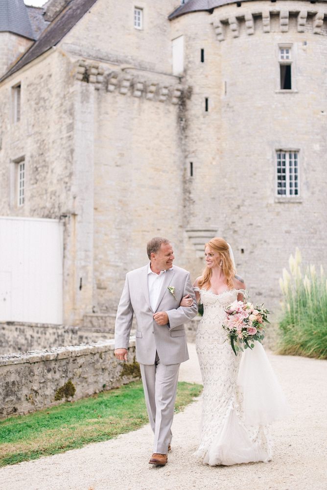 Allison and Mike's Blush Chateau Wedding