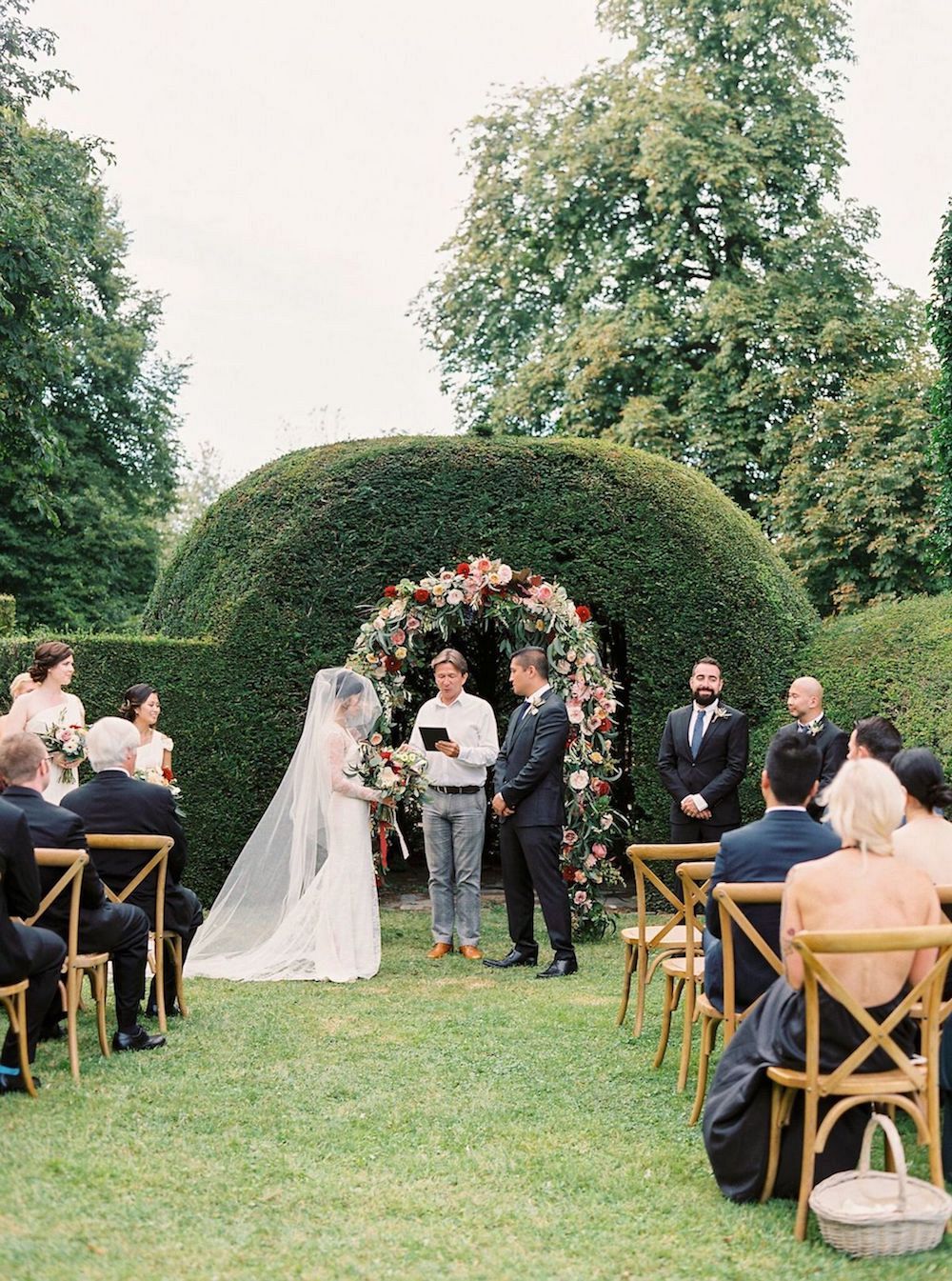 Ven and Adrian's Garden Wedding in France