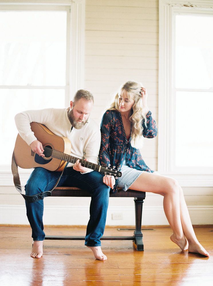Brandy and Joe's Casual At-home Engagement