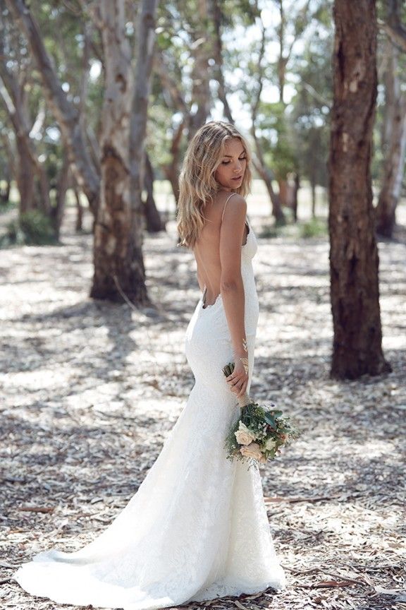 Low Back Wedding Dress Is Extremely Sexy
