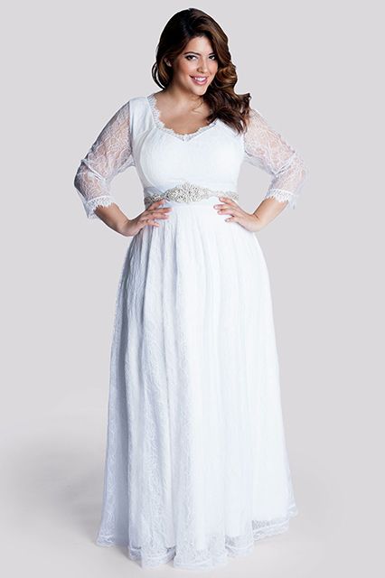 Plus size wedding dresses for curve girl 05