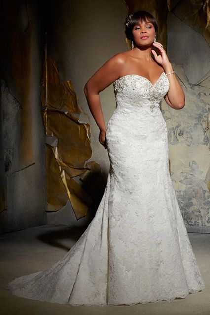 Plus size wedding dresses for curve girl 06