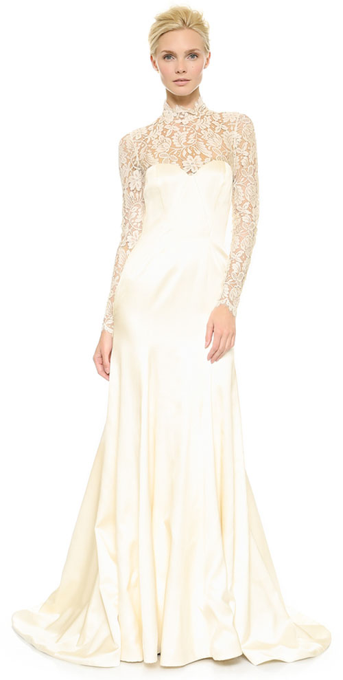 Top10 chic lace wedding dresses 06