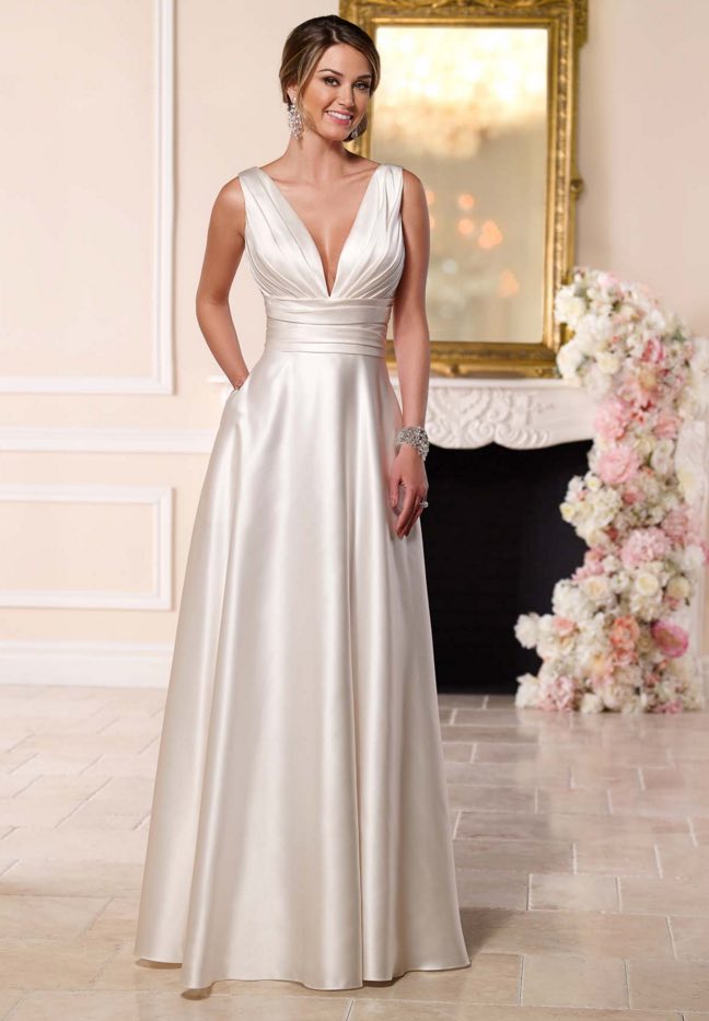 Stella York A-neckline wedding dresses 10