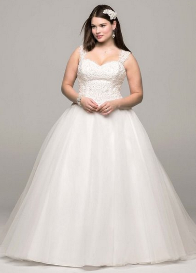 David's Bridal plus size wedding dresses 2016 06
