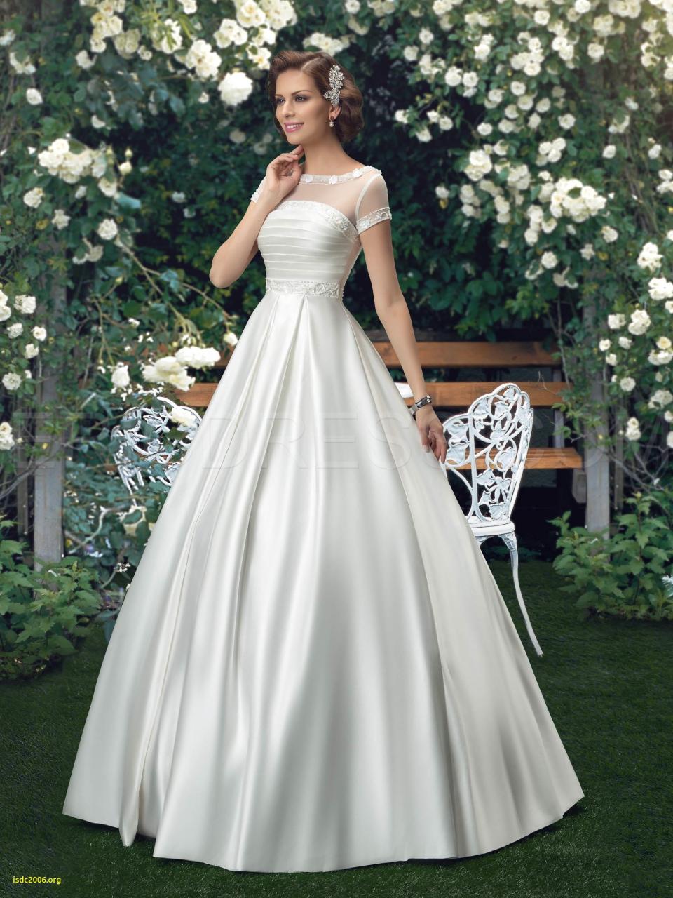 Discount Nwd29 2017 Fashionable Bride Short Sleeve See Through Satin Wedding Dress Church Plus Size Custom Made Bridal Gown Dresses Wedding Dresses